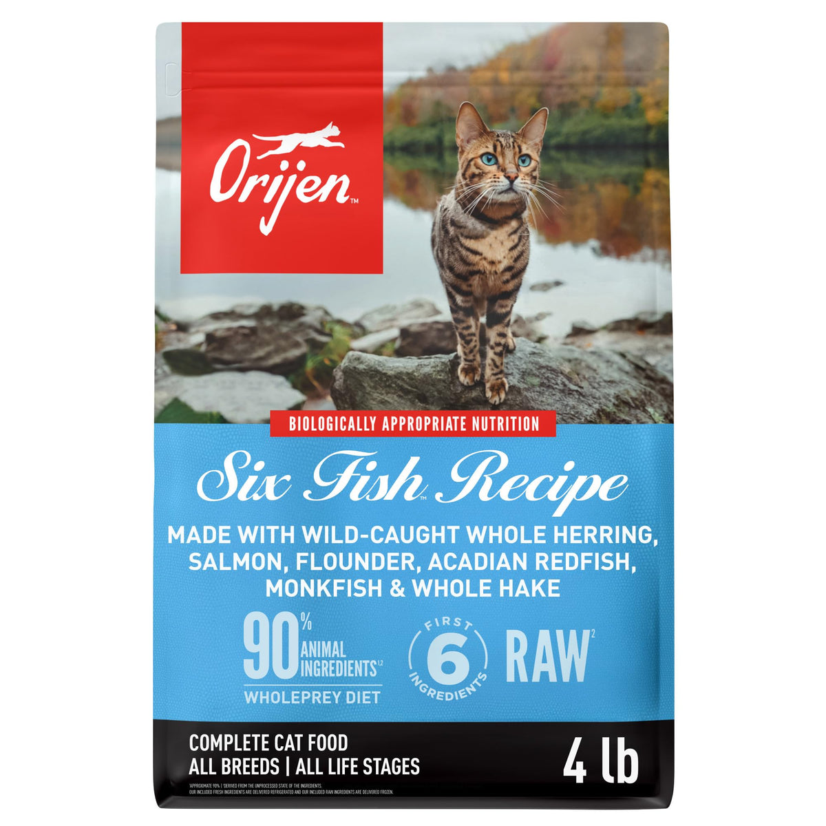 ORIJEN Grain Free WHOLEPREY Dry Cat Food Original Recipe 12lb Bag