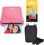 KODAK Step Wireless Mobile Photo Mini Printer (White) Go Bundle