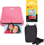 KODAK Step Wireless Mobile Photo Mini Printer (White) Go Bundle