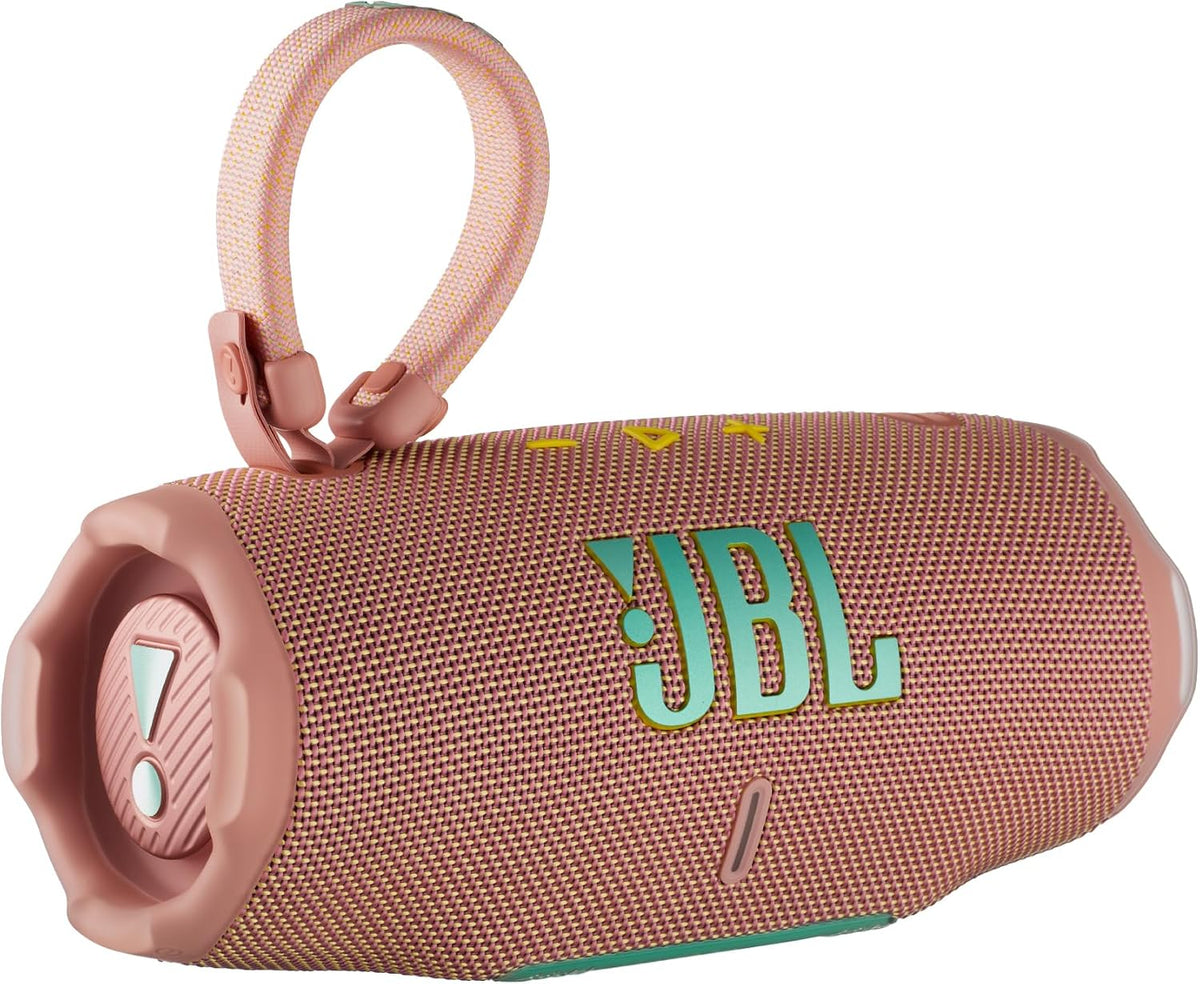 JBL Charge 6 Portable Bluetooth Speaker (Pink) | IP68 Waterproof, DustProof, and DropProof, Outdoor Wireless Audio |28Hrs Playtime + Travel Case Bundle