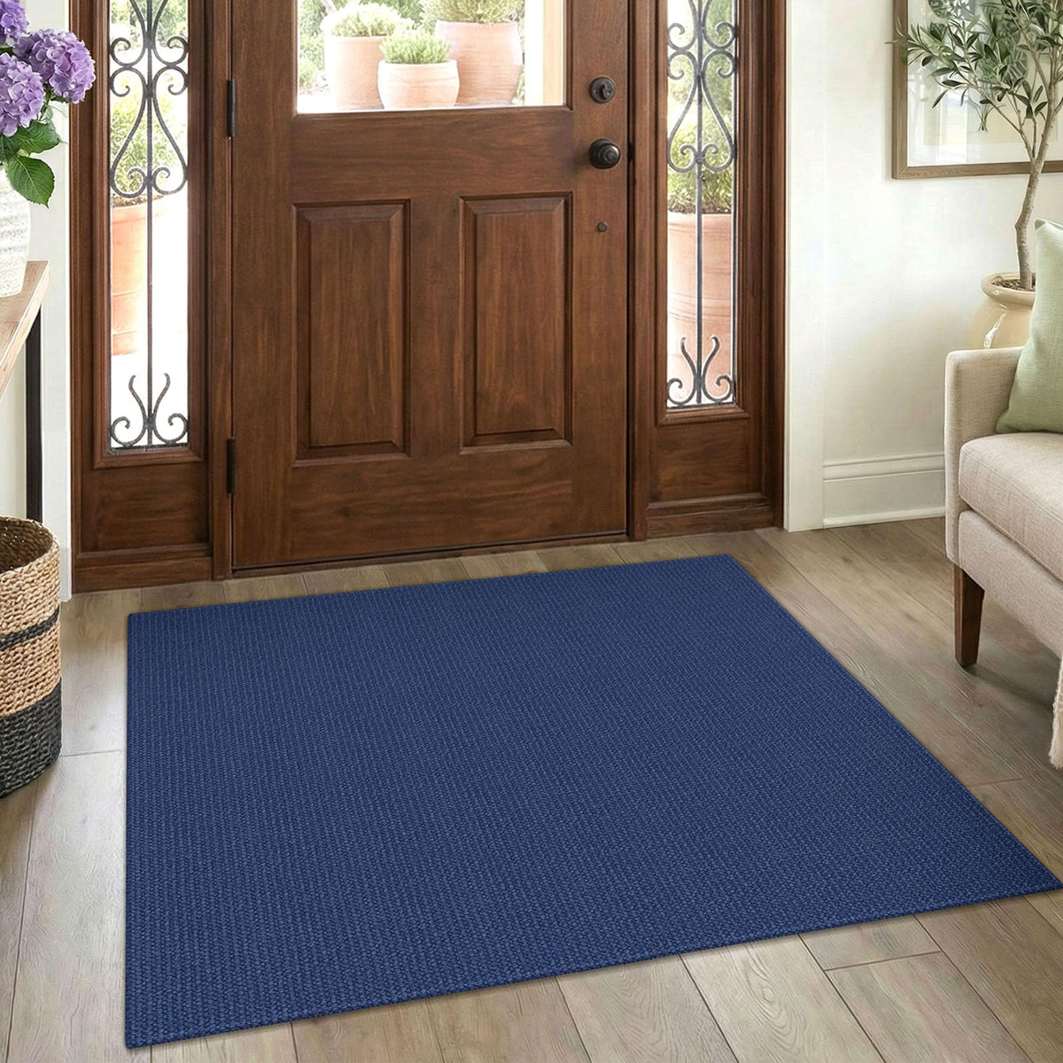 EARTHALL Washable Area Rug, Non Slip Living Room Rug, 5x7 Ft, Sand/Beige