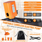 Overpack Vacuum Bags for Travel with Wireless Pump,2 Pack 28L Bag + 1 Pump