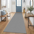 EARTHALL Woven Area Rugs 6x9 Ft Washable Living Room Rugs Non Slip Rubber Backed Dining Room Rug Braided Bedroom Rugs Indoor Floor Carpet for Living Room, Bedroom, Dining Room, Beige/Ivory