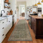 Washable Area Rugs for Living Room: 9x12 Bedroom Rug Boho Vintage Area Rug Stain Resistant Non Slip Low Pile Lightweight Soft Carpets for Dining Room Kitchen Nursery Kids Room Playroom Home Office