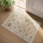 Washable Area Rugs for Living Room: 9x12 Bedroom Rug Boho Vintage Area Rug Stain Resistant Non Slip Low Pile Lightweight Soft Carpets for Dining Room Kitchen Nursery Kids Room Playroom Home Office