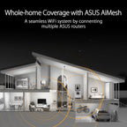 ASUS TUF Gaming WiFi 6 Router (TUF-AX6000) -Dedicated Gaming Port, Dual 2.5G Port, 3 Steps Port Forwarding, Extendable Router with AiMesh (Renewed)