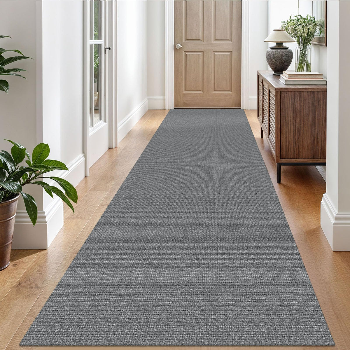 EARTHALL Washable Area Rug, Non Slip Living Room Rug, 5x7 Ft, Sand/Beige