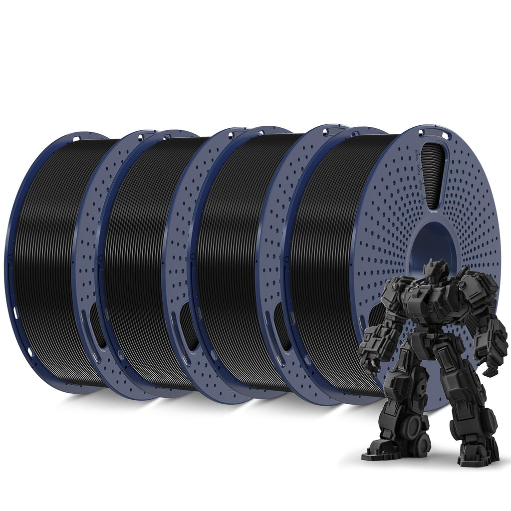 SUNLU PLA Plus Filament 1.75mm, 10KG Bundle, Black & White