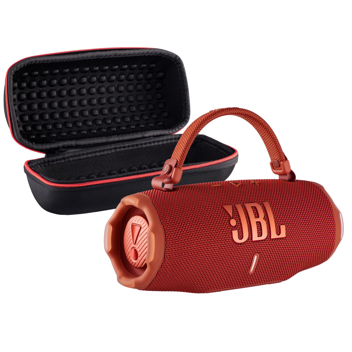 JBL Charge 6 Portable Bluetooth Speaker (Funky) | IP68 Waterproof, DustProof, and DropProof, Outdoor Wireless Audio |28Hrs Playtime + Travel Case Bundle