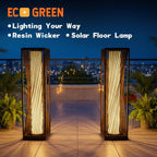 EcoGreen Solar Lanterns Outdoor Waterproof, Solar Lights Outdoor for Patio