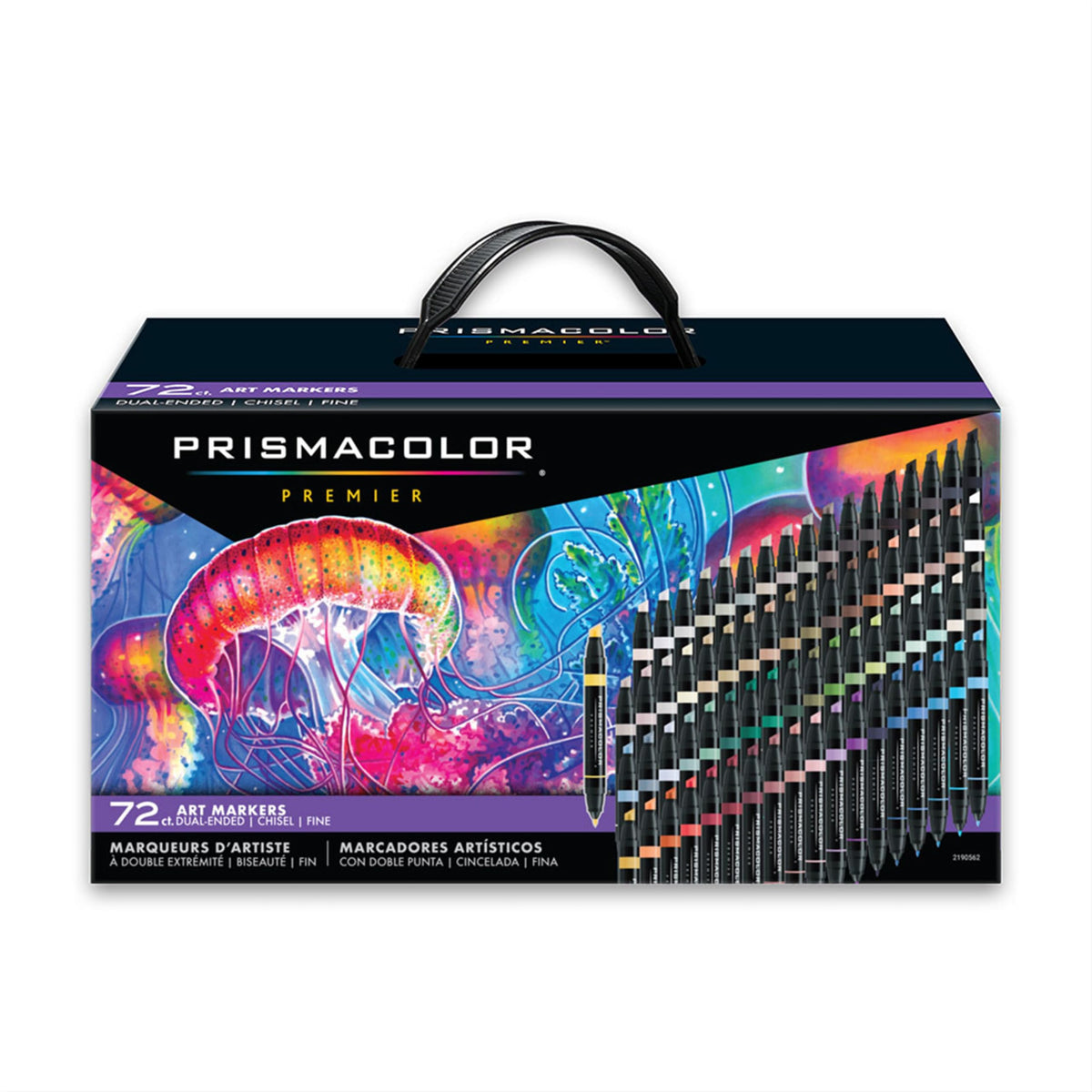 Prismacolor Premier Dual-Ended Art Markers, Alcohol Marker Set, Assorted Colors, 72 Count - Adult Coloring, Drawing, Arts & Crafts, Bible Study Supplies