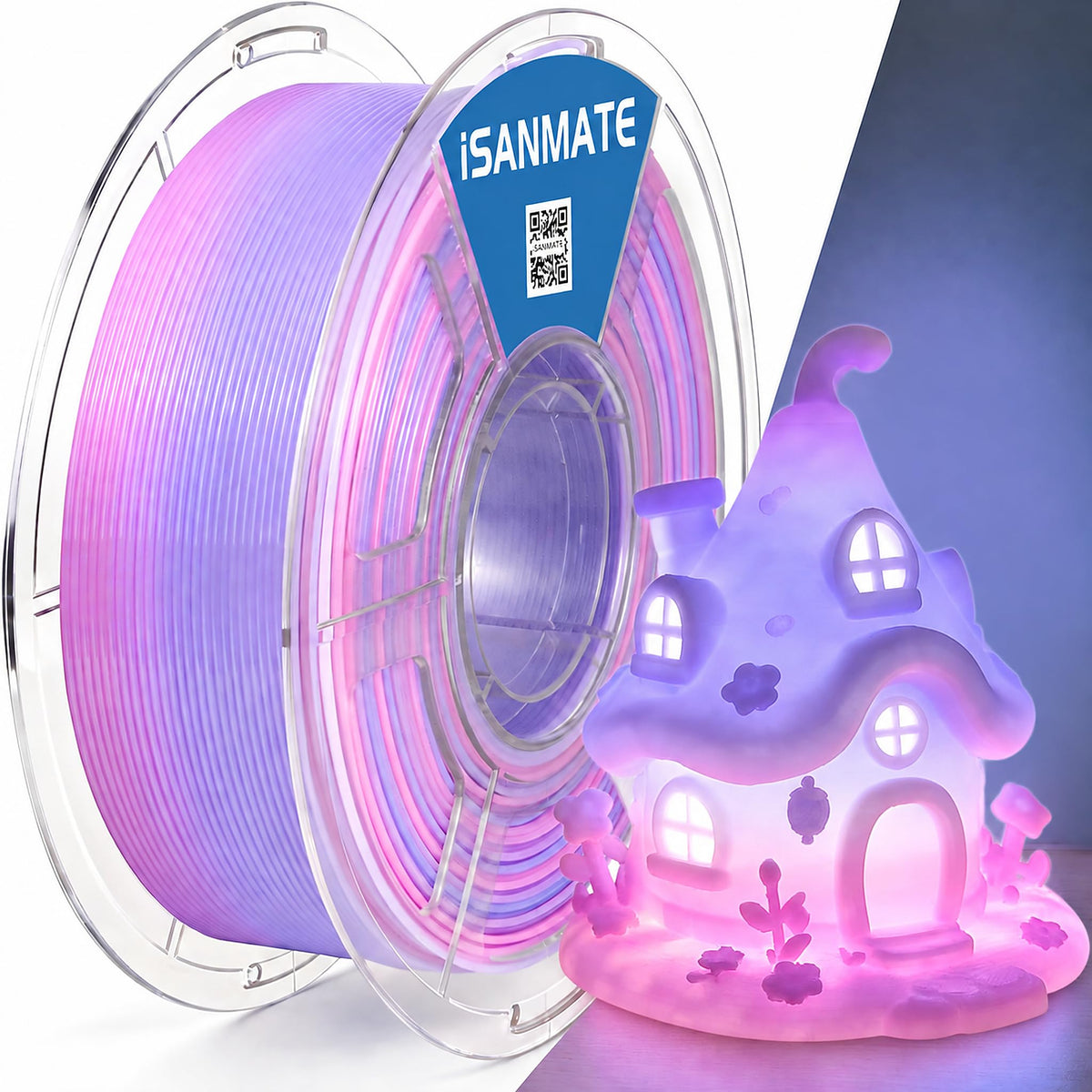 iSANMATE 16KG HF PETG Filament Bundle Multicolor Rapid PETG for Bambu Lab