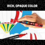 posca® PC-5M Water-Based Acrylic Paint Markers, Medium Tip, 48 Count