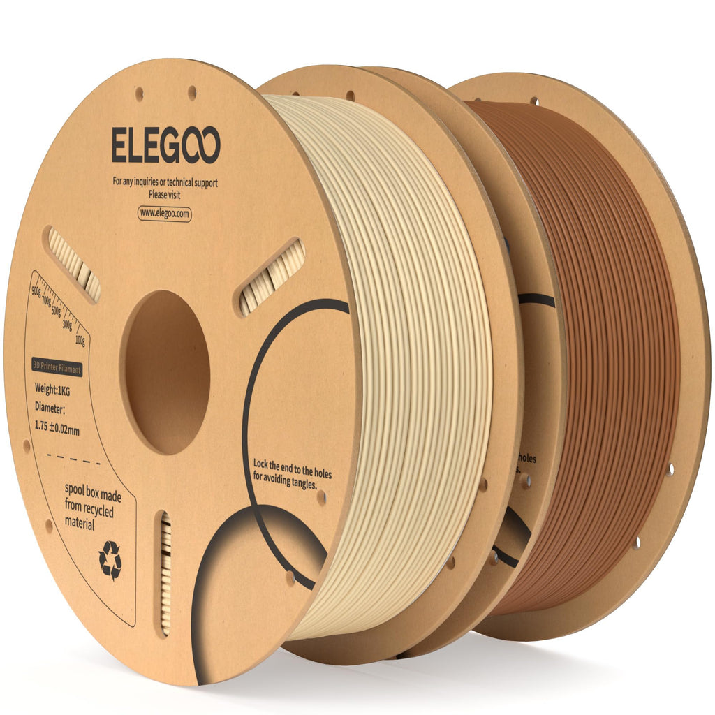 ELEGOO PLA 3D Printer Filament 1.75mm Bundle Multicolors 10KG