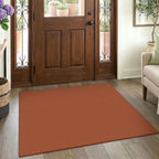 EARTHALL Woven Area Rugs 6x9 Ft Washable Living Room Rugs Non Slip Rubber Backed Dining Room Rug Braided Bedroom Rugs Indoor Floor Carpet for Living Room, Bedroom, Dining Room, Beige/Ivory