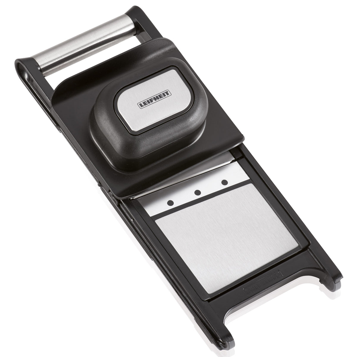 Leifheit Micro Cut Proline Fine Vegetable Grater, Silver/Black