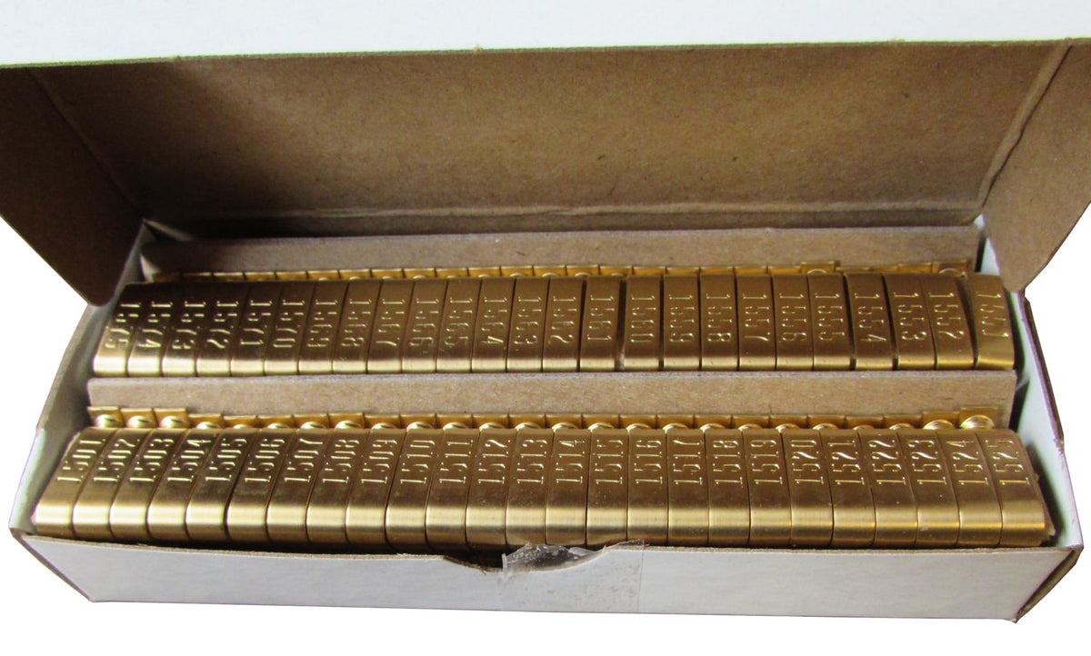 Pinnon Hatch Farms Custom Stamped Brass Jiffy Chicken Wing Bands (400)