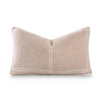 Hofdeco Premium Merino Wool Cable Knit Throw Pillow Cover, 22x22, Camel