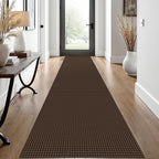 EARTHALL Woven Area Rugs 6x9 Ft Washable Living Room Rugs Non Slip Rubber Backed Dining Room Rug Braided Bedroom Rugs Indoor Floor Carpet for Living Room, Bedroom, Dining Room, Beige/Ivory