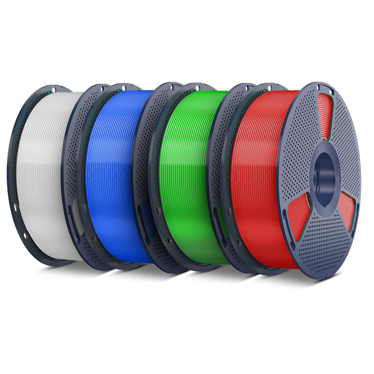 SUNLU PETG Filament 1.75mm,10kg,10 Packs Multi-Color