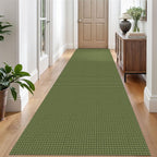 EARTHALL Woven Area Rugs 6x9 Ft Washable Living Room Rugs Non Slip Rubber Backed Dining Room Rug Braided Bedroom Rugs Indoor Floor Carpet for Living Room, Bedroom, Dining Room, Beige/Ivory