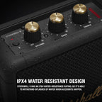 Marshall Stockwell II Portable Bluetooth Speaker - Black and Brass