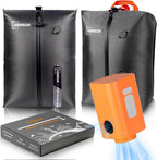 Overpack Vacuum Bags for Travel with Wireless Pump,2 Pack 28L Bag + 1 Pump