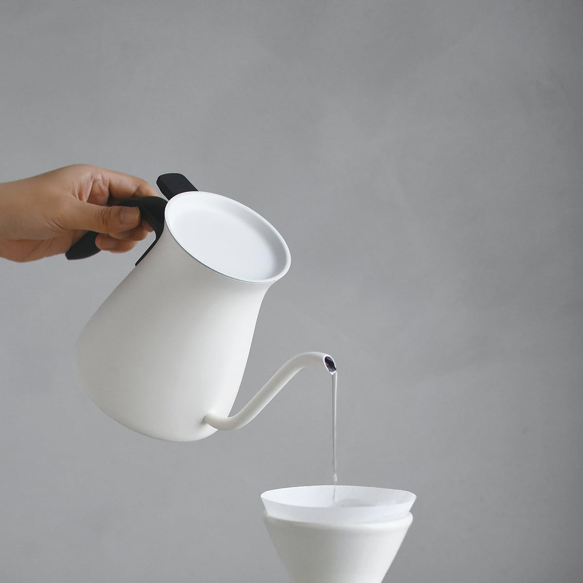 KINTO 26803 Pour Over Kettle, 30.4 fl oz (900 ml), White