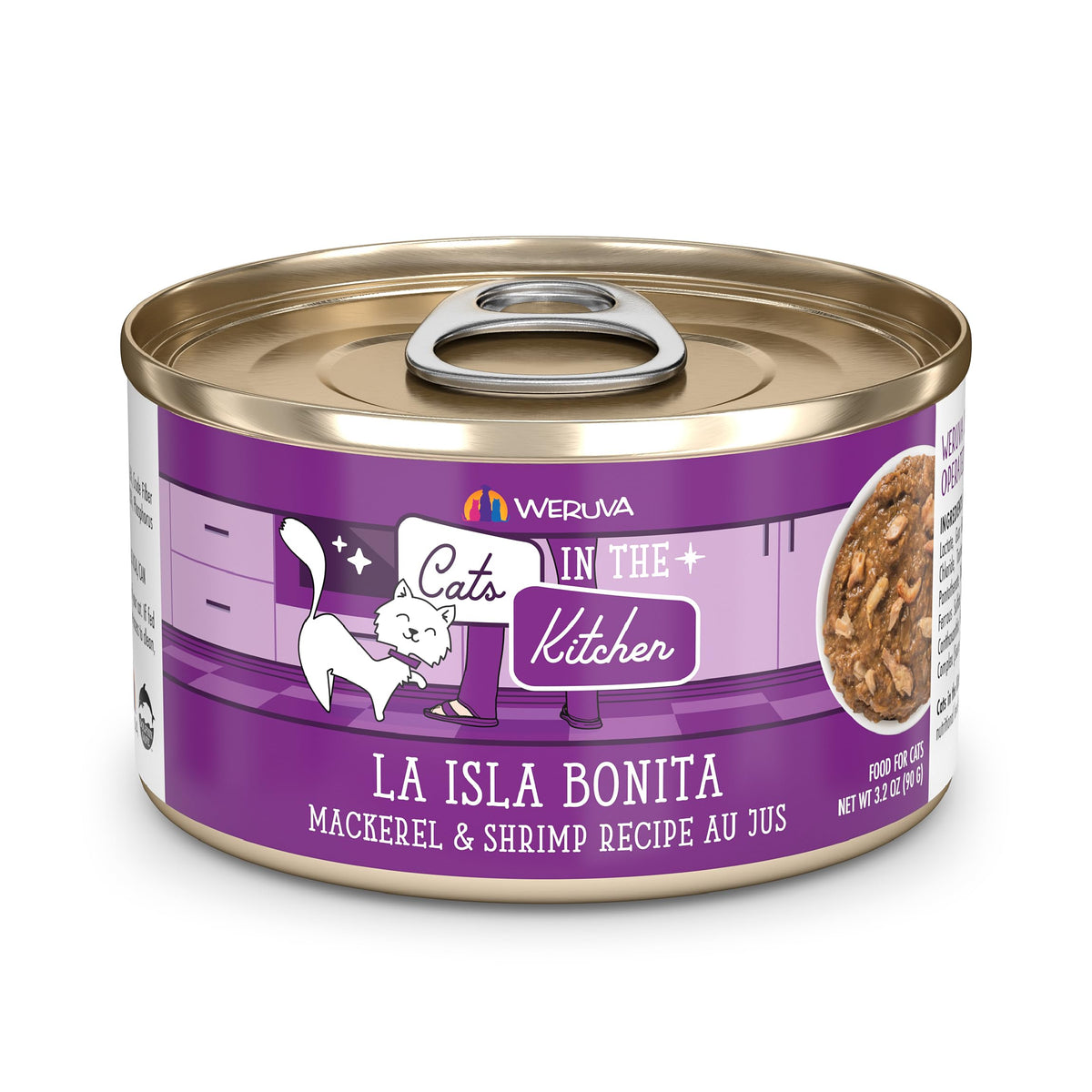 Weruva Cats in the Kitchen, Kitchen Cuties Variety Pack, Wet Cat Food, 6oz Cans (Pack of 24)