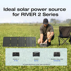 EF ECOFLOW 45W Portable Solar Panel with Type-C, IP68 Waterproof