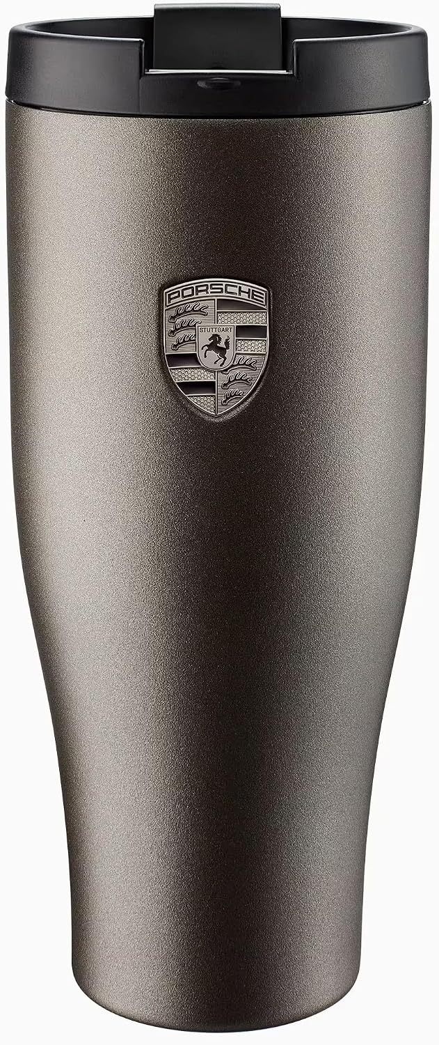 Porsche XL Thermal Mug in Gunmetal, Turbonite
