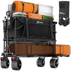 Sekey 400L Double-Decker Wagon, 500 lb Capacity, 50 in Extender