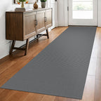 EARTHALL Woven Area Rugs 6x9 Ft Washable Living Room Rugs Non Slip Rubber Backed Dining Room Rug Braided Bedroom Rugs Indoor Floor Carpet for Living Room, Bedroom, Dining Room, Beige/Ivory