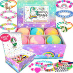 Bath Bombs for Kids with Surprise Inside, 12 Bubble Bath Fizzies with Toys
