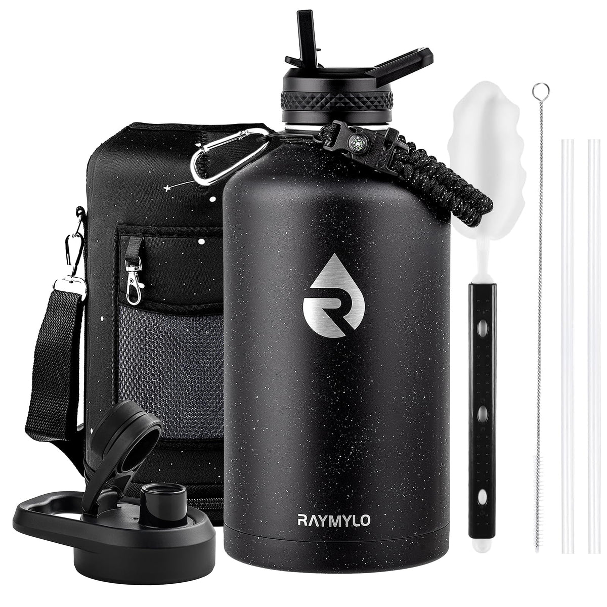 RAYMYLO Insulated Water Bottle 40 oz, Triple Wall Vacuum Stainless Steel