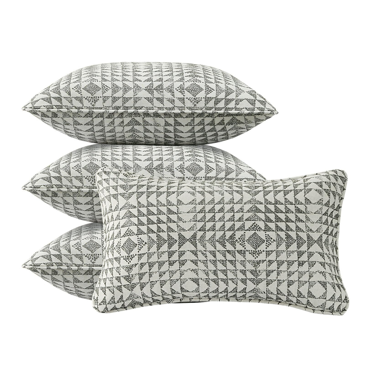 4 Pack Sunbrella Outdoor Water Repellent Throw Pillows 18x18 Inch with Insert, Decorative Square Patio Pillows for Home Garden Couch Balcony, Canvas Camel