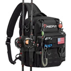 Piscifun Fishing Tackle Backpack, 3-Way Carry with Rod Holders