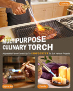 RAVS Copper Butane Torch Lighter, Kitchen Torch with Detachable Copper Base