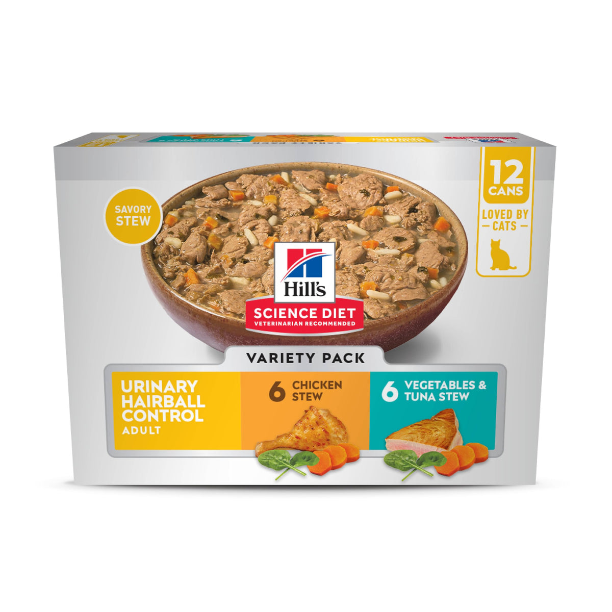 Hill's Science Diet Adult Urinary & Hairball Control Wet Cat Food