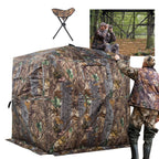 FUNHORUN Hunting Blind 270/360 See Through Deer Blind, Pop Up Ground Blind