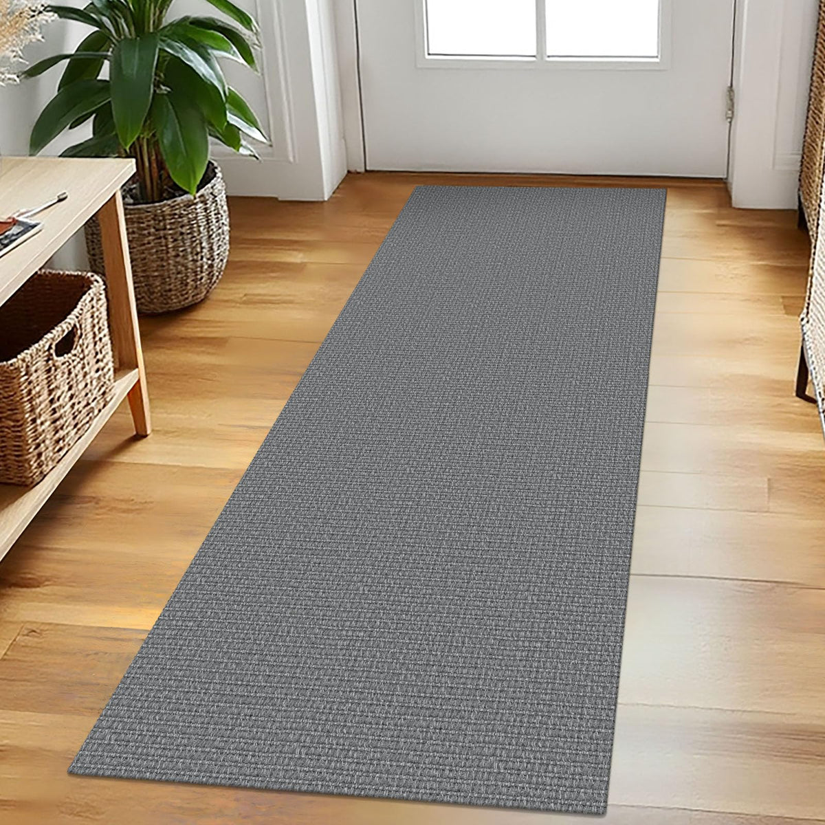 EARTHALL Washable Area Rug, Non Slip Living Room Rug, 5x7 Ft, Sand/Beige