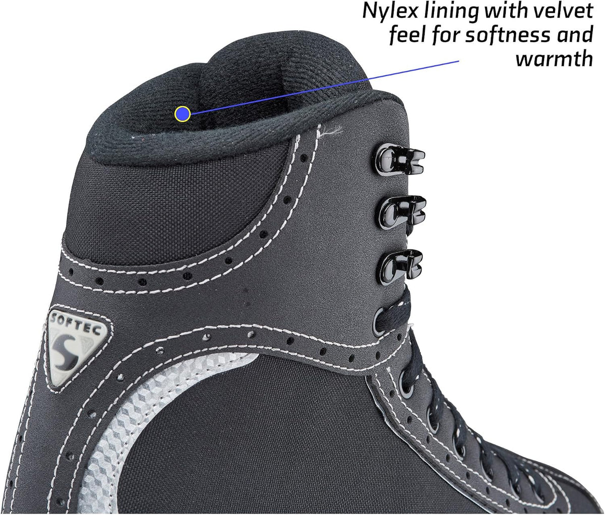 Jackson Ultima Softec Vista ST3200 ST3201 Figure Ice Skates for Women and Girls/Black, Navy, White