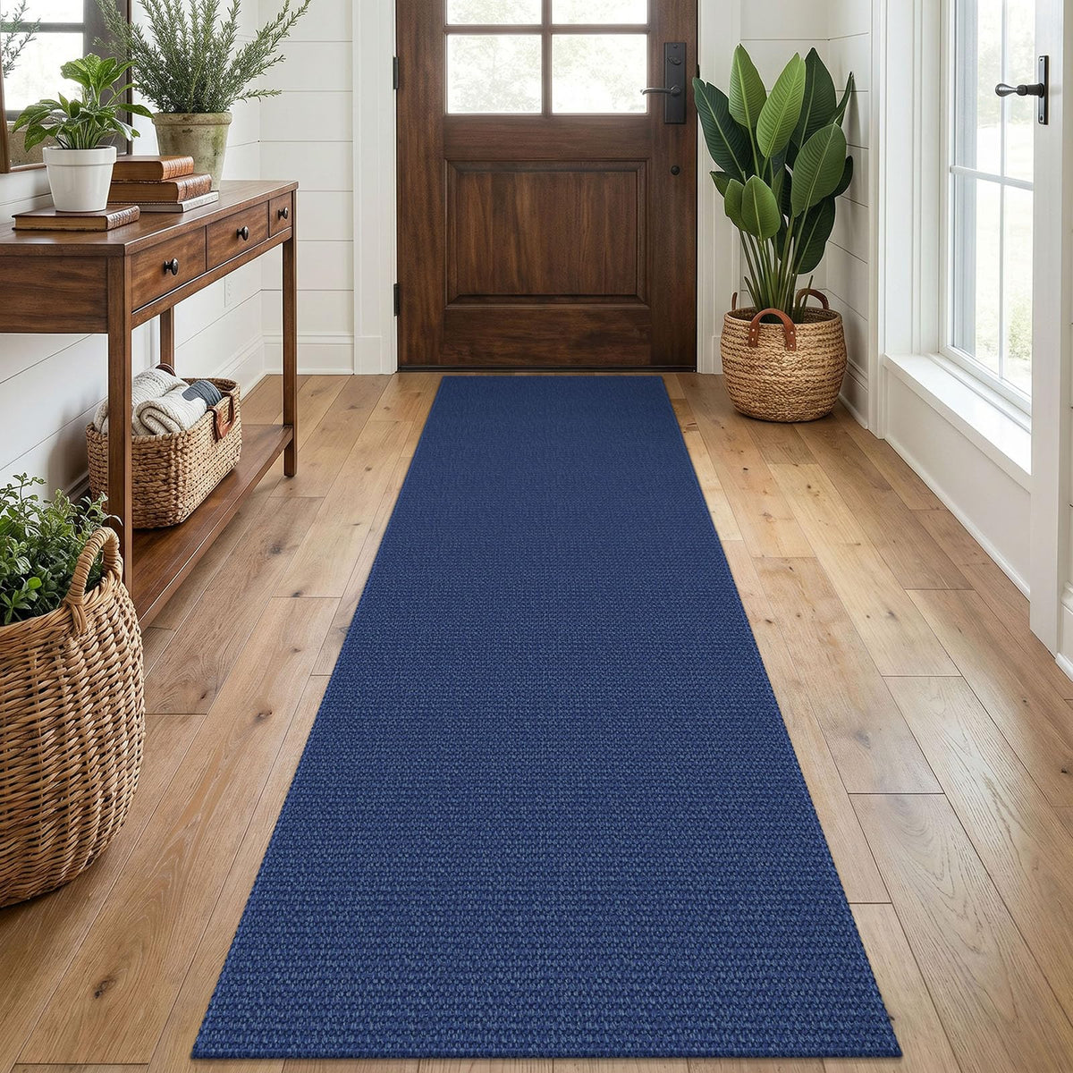 EARTHALL Washable Area Rug, Non Slip Living Room Rug, 5x7 Ft, Sand/Beige