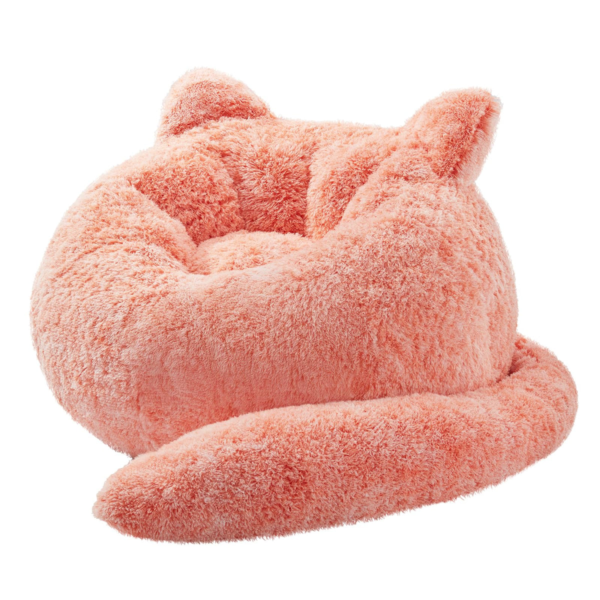 Bean Bag Chair for Adults Teens, Giant Faux Fur Cat Beanbag Sofa