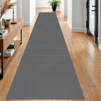 EARTHALL Woven Area Rugs 6x9 Ft Washable Living Room Rugs Non Slip Rubber Backed Dining Room Rug Braided Bedroom Rugs Indoor Floor Carpet for Living Room, Bedroom, Dining Room, Beige/Ivory