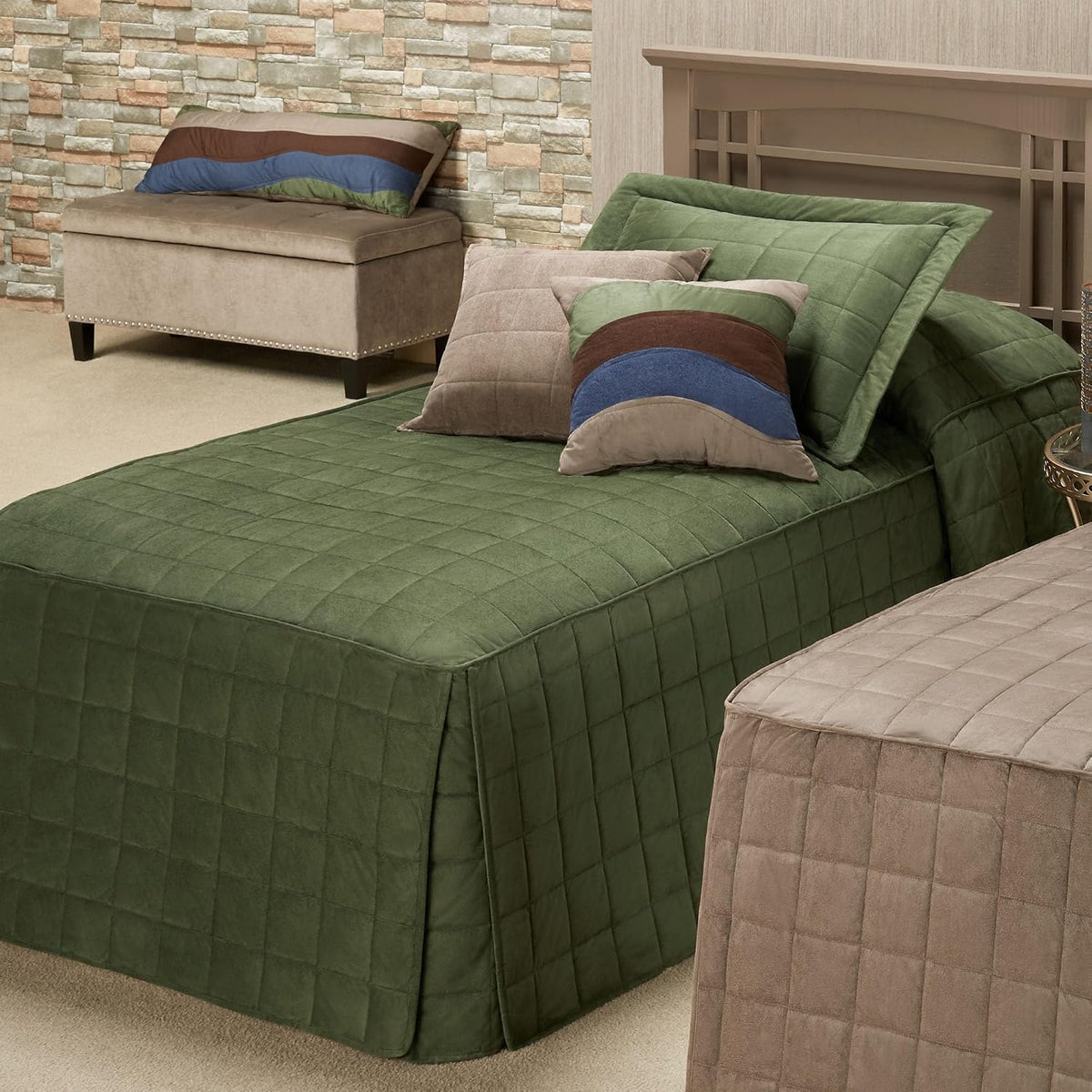 Touch of Class Camden Luxury Bedding, Onyx Black, Twin, 2 Pc Set