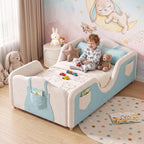 DoCred Toddler Bed, Upholstered Toddler Bed for Girls&Boys
