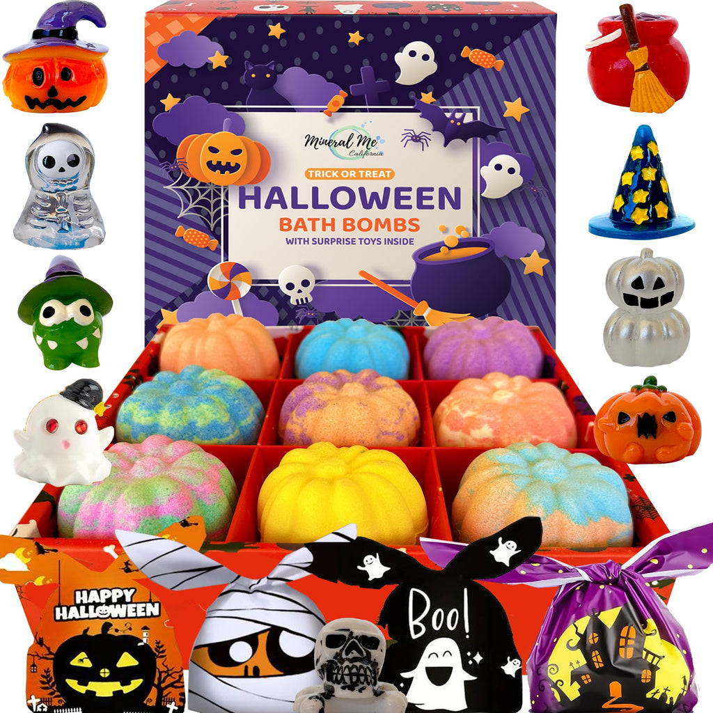 Bath Bombs for Kids with Surprise Inside, 12 Bubble Bath Fizzies with Toys