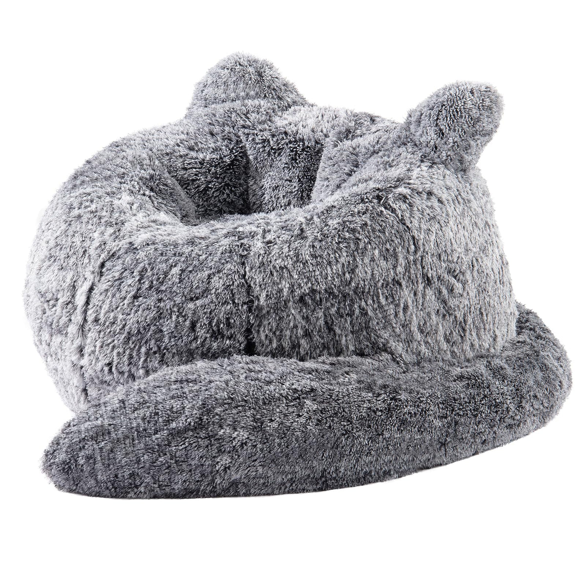 Bean Bag Chair for Adults Teens, Giant Faux Fur Cat Beanbag Sofa