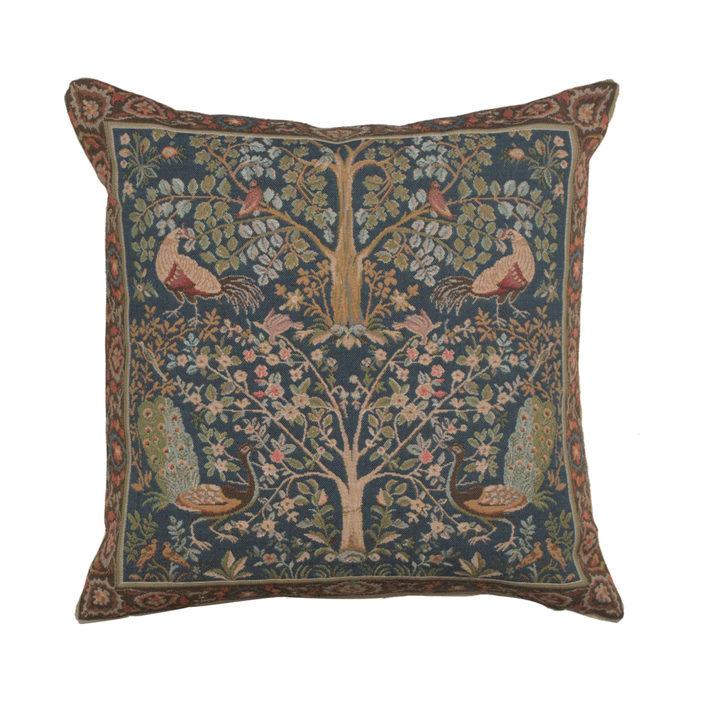 William Morris The Hare I Tapestry Throw Pillow Cover 19 x 19 in